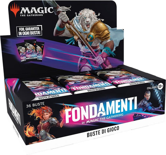 FOUNDATIONS - MAGIC THE GATHERING - BOOSTER BOX -36 BUSTE ENG/ITA